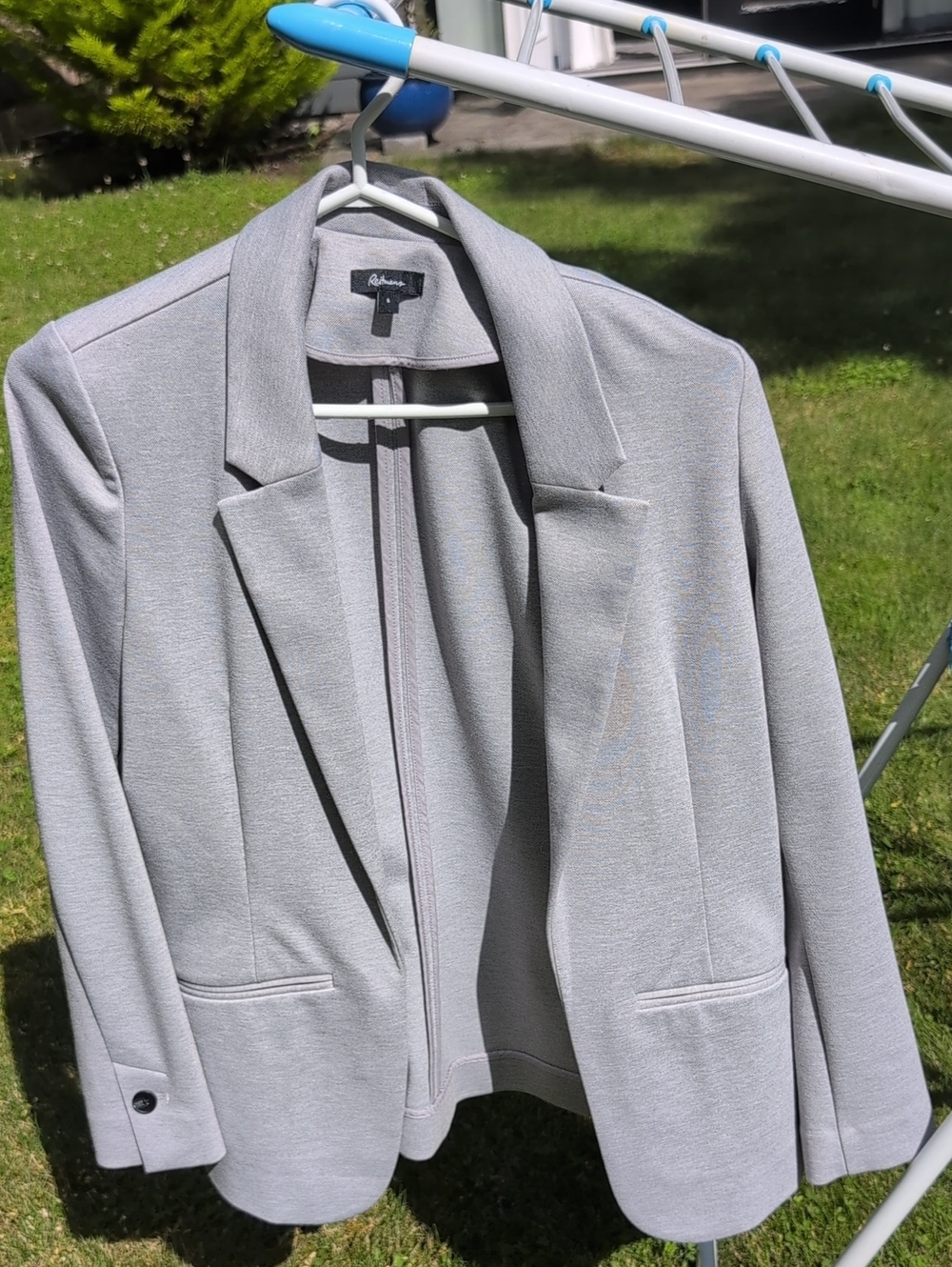 Reitmans Light Gray Women's Blazer Jacket 6